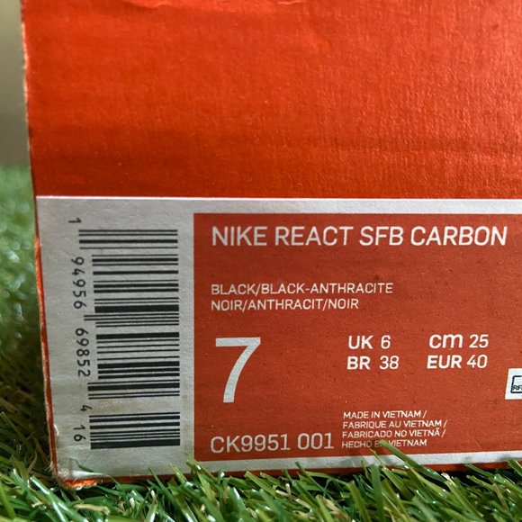 Nike React SFB Carbon Black Hike Trail Boots Shoes CK9951-001 Men 7 Women 8.5 main image 11
